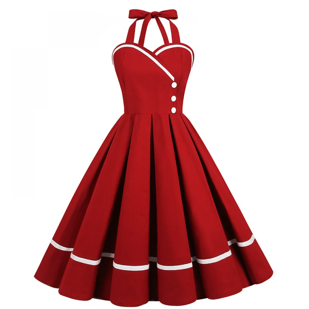 Vintage Fashion Women Dresses - Halloween Lata 50. 60. 80. Sukienka