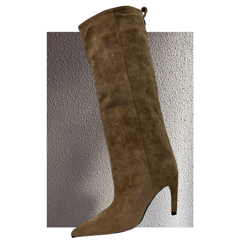 Vintage Fashion Boots - Eilyken Zimowe Damskie Kozaki do Kolan