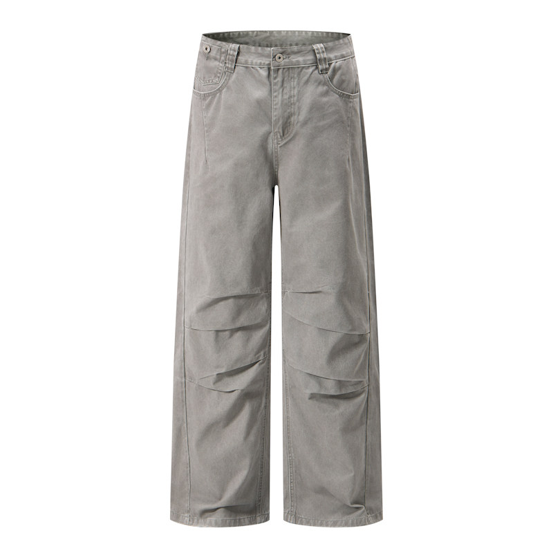 Vintage Fashion Style Men - Jesienne męskie spodnie cargo w stylu