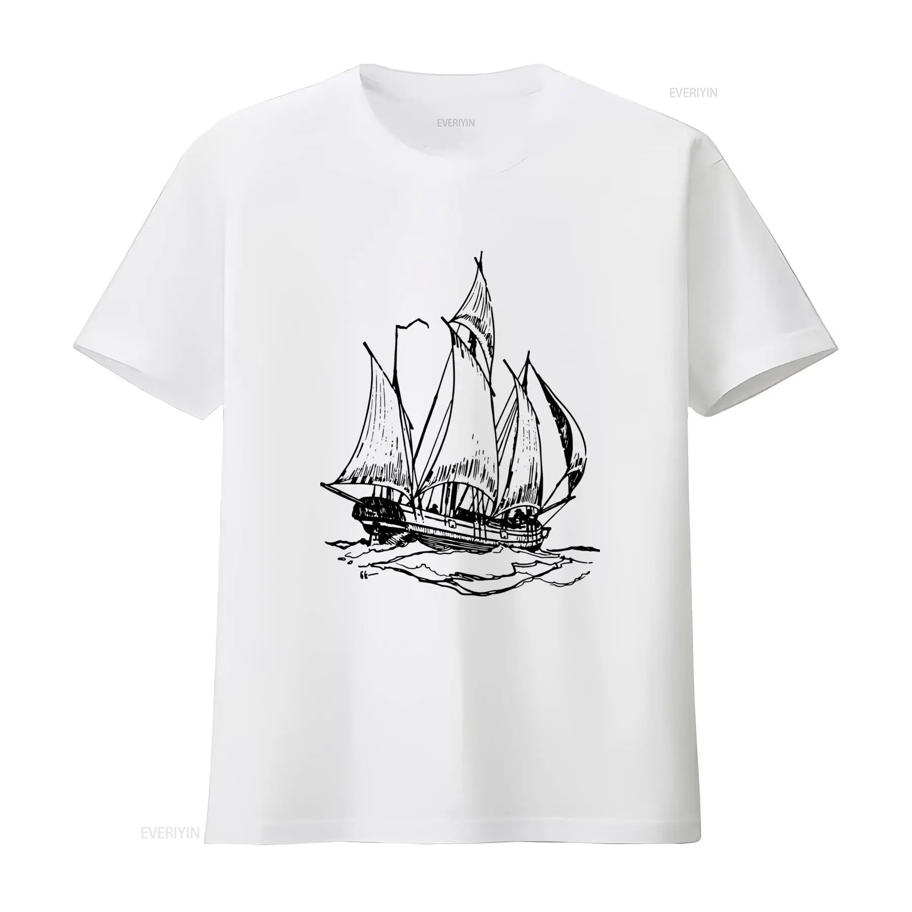 Klasyczna koszulka z nadrukiem – Vintage Yacht Fashion recenzja i cena