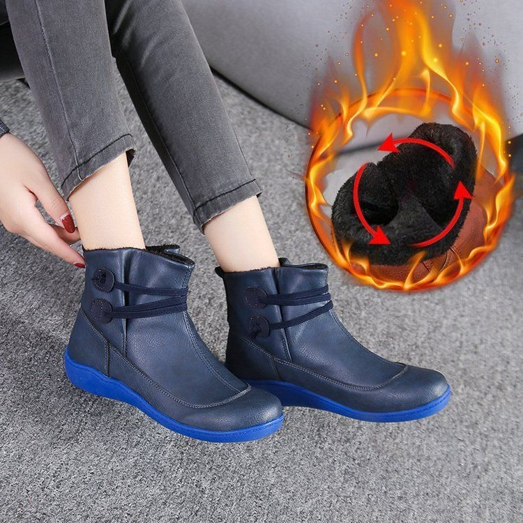 Damskie vintage botki z okrągł – Vintage Fashion Boots recenzja i cena
