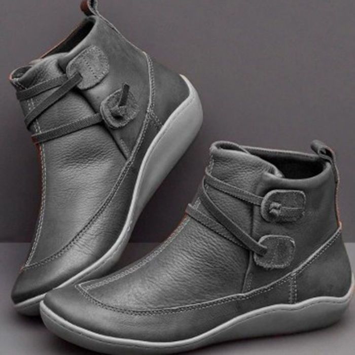 Damskie vintage botki z okrągł – Vintage Fashion Boots recenzja i cena