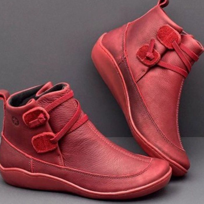 Damskie vintage botki z okrągł – Vintage Fashion Boots recenzja i cena