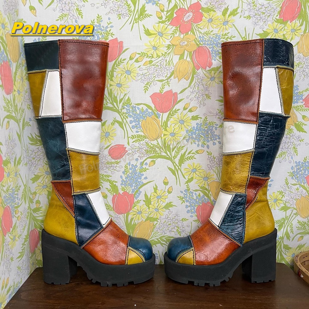 Damskie retro botki za kolano  – Vintage Fashion Boots recenzja i cena