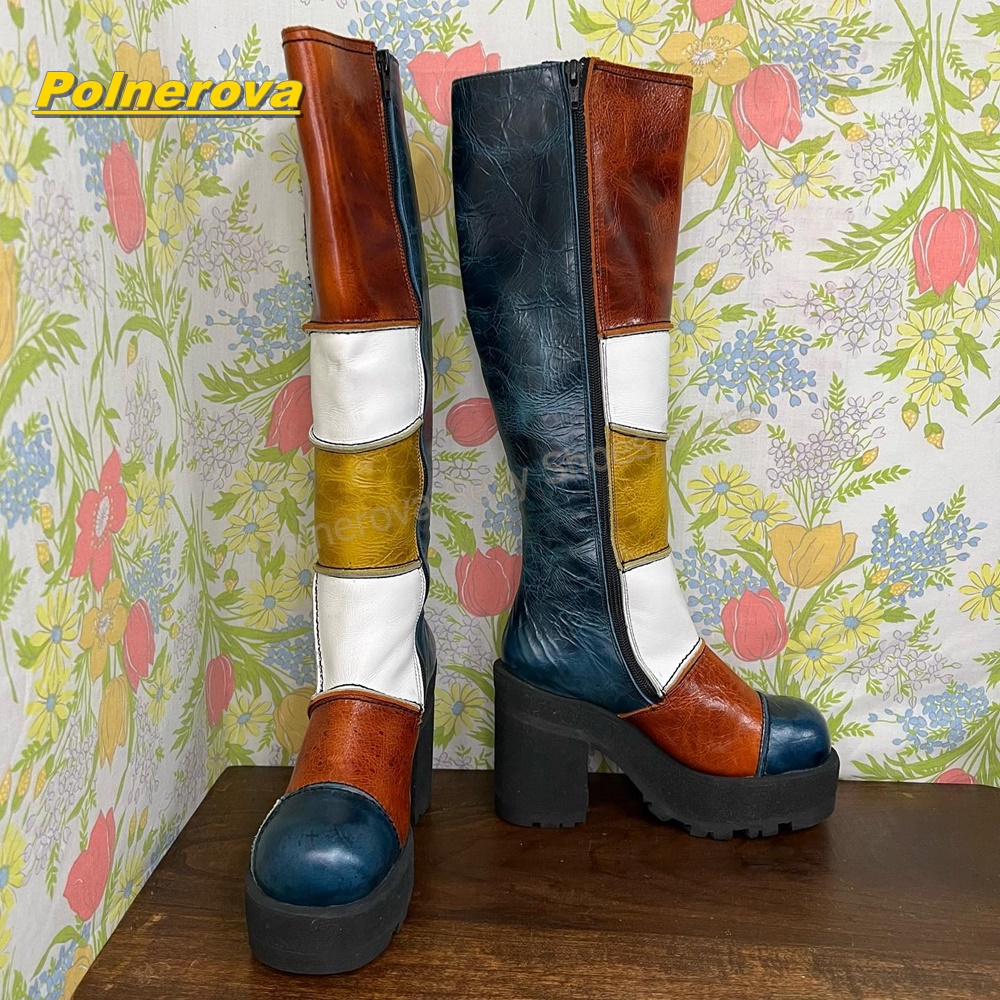 Damskie retro botki za kolano  – Vintage Fashion Boots recenzja i cena