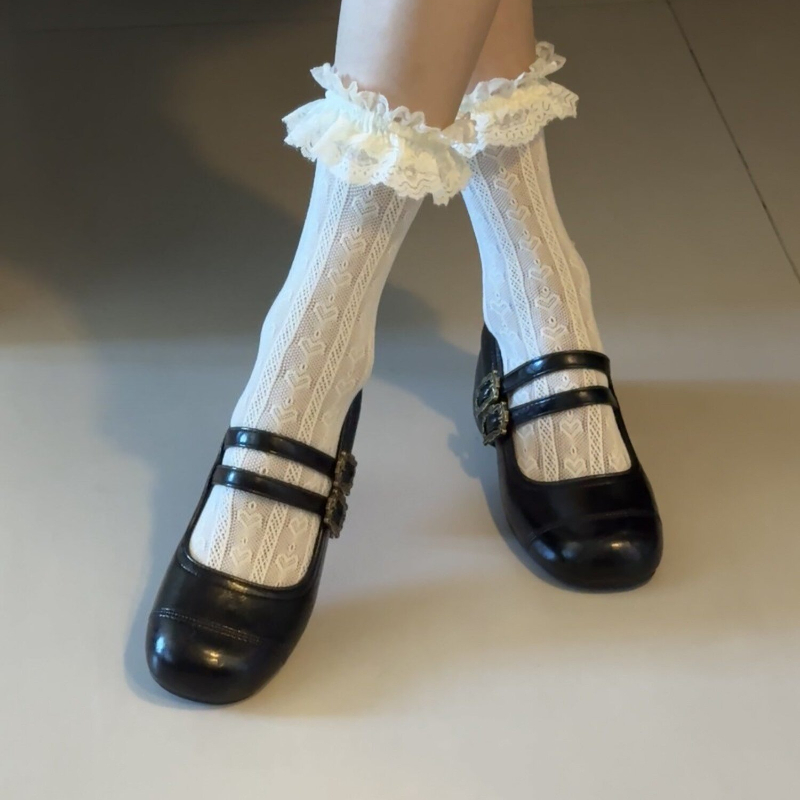 Damskie buty Mary Jane na grub – Vintage Fashion Women Dresses recenzja i cena