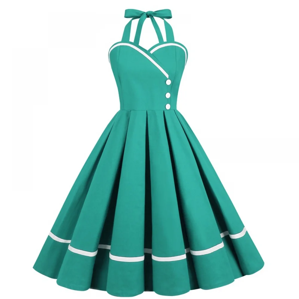 Halloween Lata 50. 60. 80. Suk – Vintage Fashion Women Dresses recenzja i cena