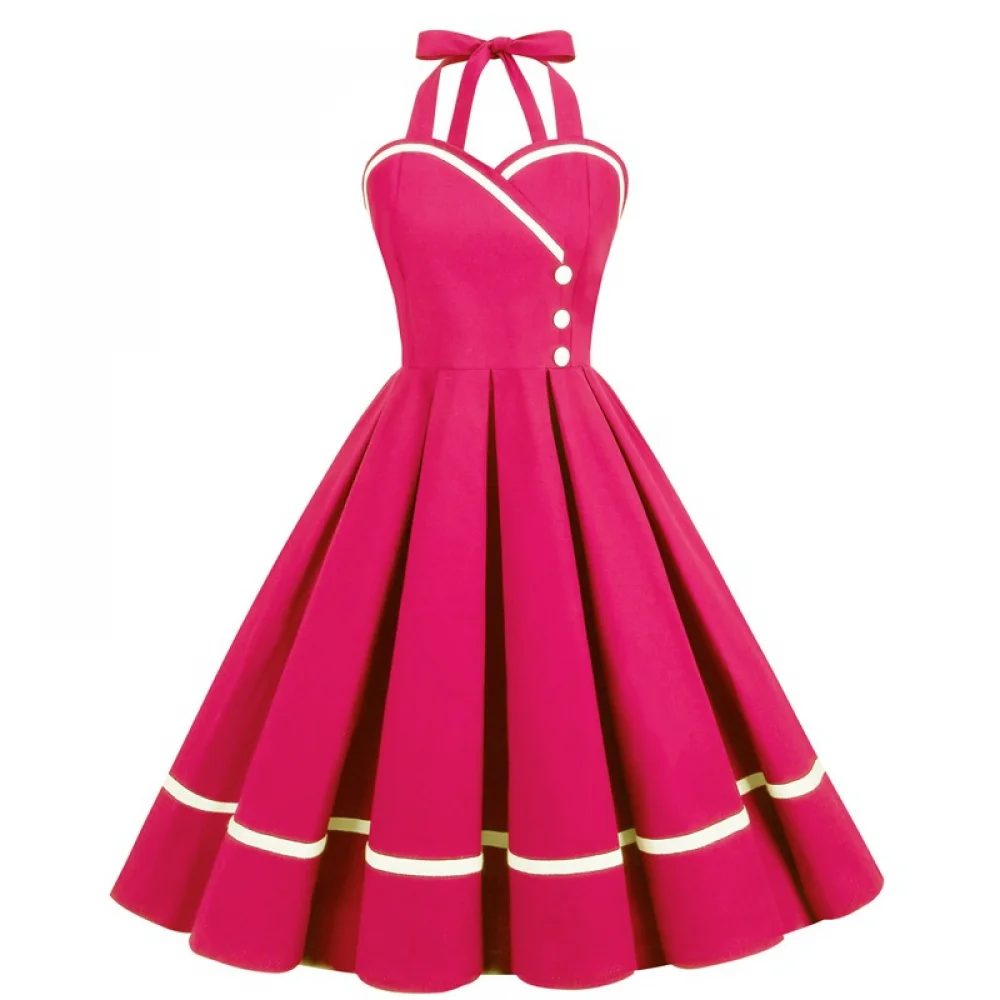 Halloween Lata 50. 60. 80. Suk – Vintage Fashion Women Dresses recenzja i cena
