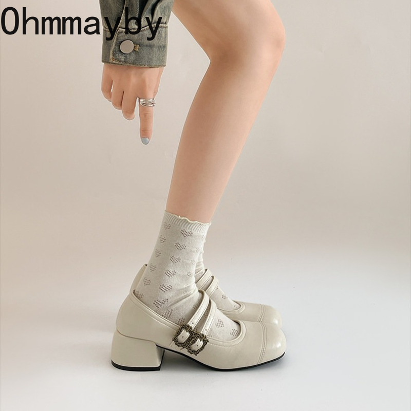 Damskie buty Mary Jane na grub – Vintage Fashion Fabrics recenzja i cena