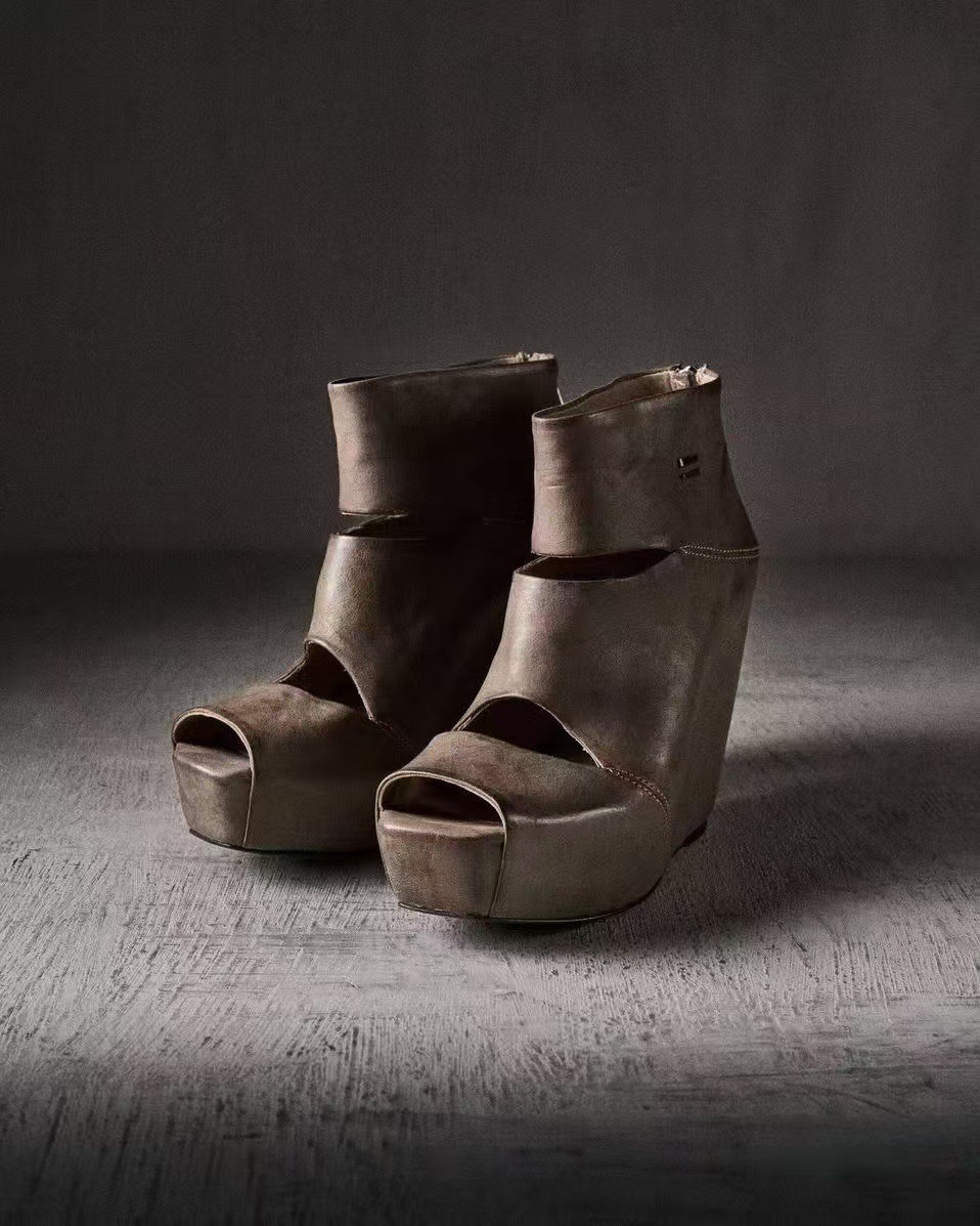 Letnie Nowe Damskie Szare Skór – Vintage Fashion Boots recenzja i cena