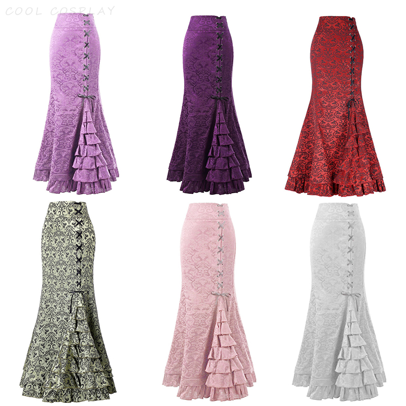 Długie spódnice damskie punkow – Vintage Fashion Fabrics recenzja i cena