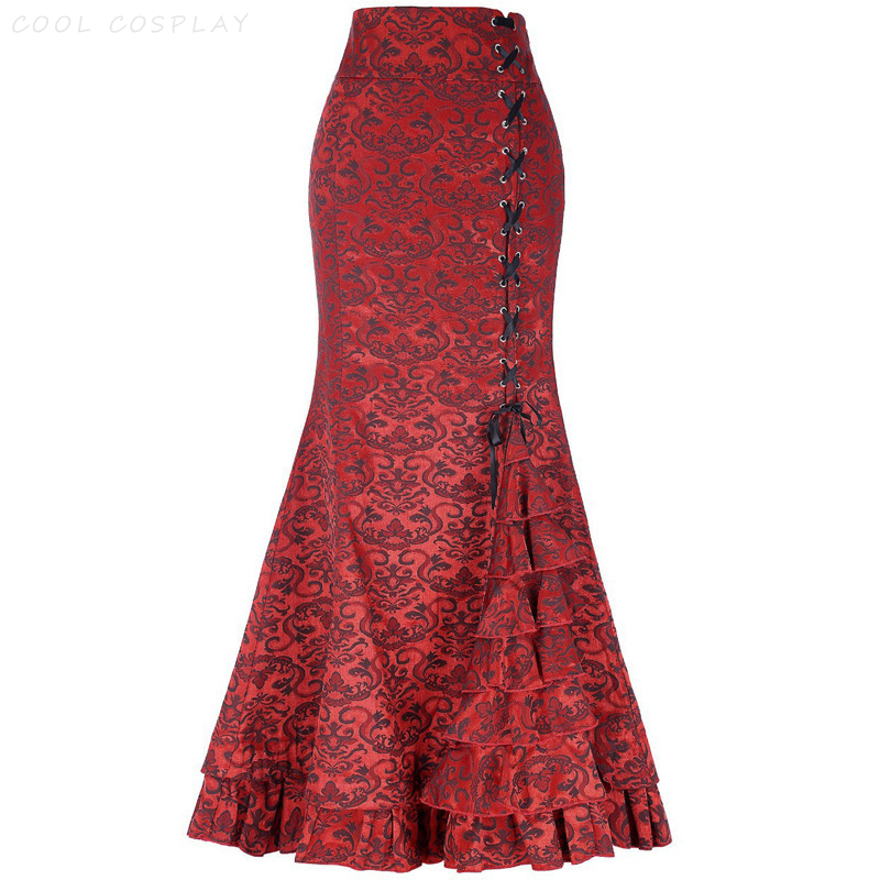 Długie spódnice damskie punkow – Vintage Fashion Fabrics recenzja i cena