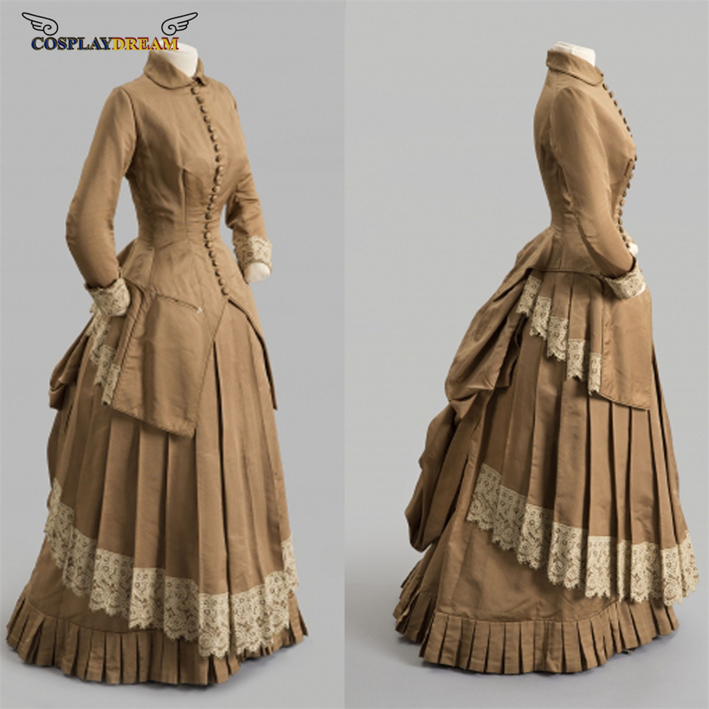 Suknia z XVIII wieku, sukienka – Vintage Fashion Women Dresses recenzja i cena