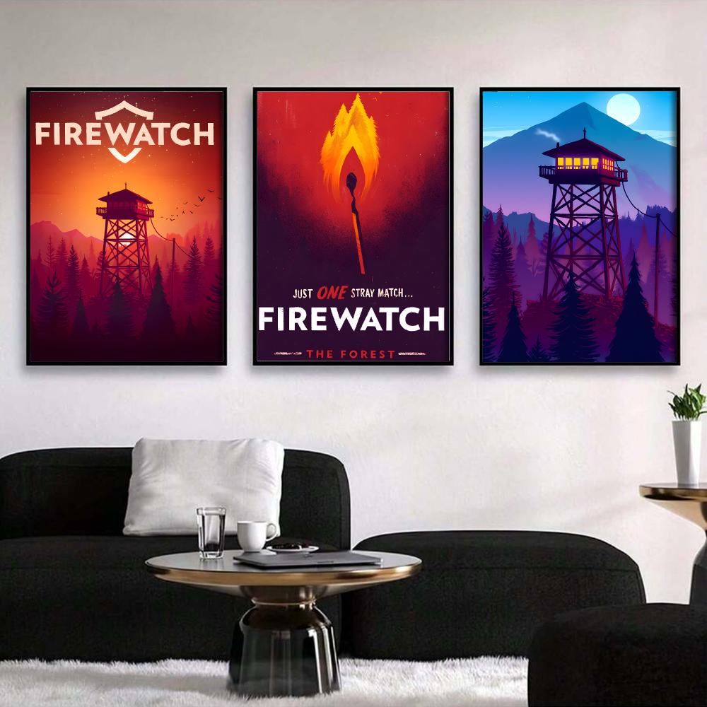 Gra wideo F-Firewatch Obraz Ka – Vintage Vogue Fashion Poster recenzja i cena