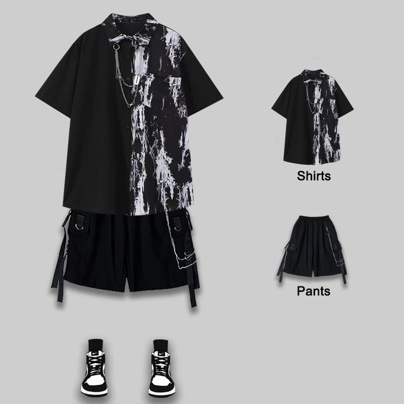 Arens Techwear męska kostium n – Tie Dye Shirt Vintage recenzja i cena