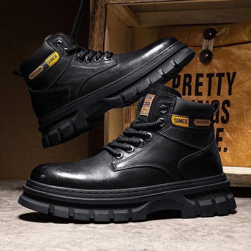 Męskie botki na platformie w s – Vintage Fashion Boots recenzja i cena