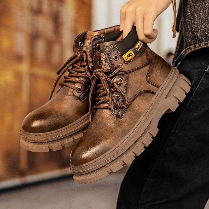 Męskie botki na platformie w s – Vintage Fashion Boots recenzja i cena