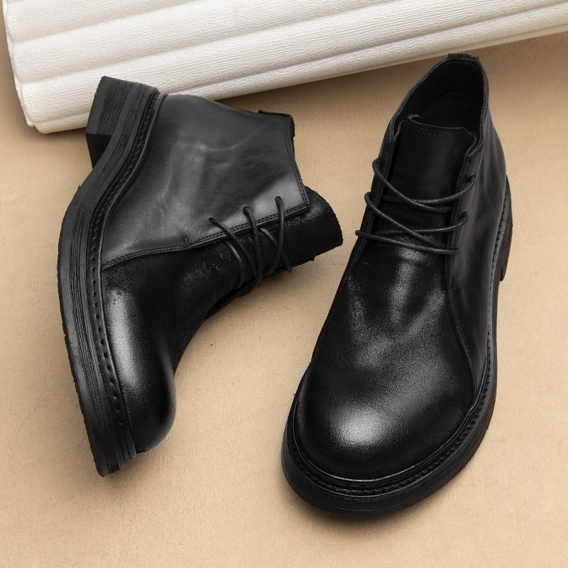 Męskie buty vintage ze skóry n – Vintage Fashion Style Men recenzja i cena