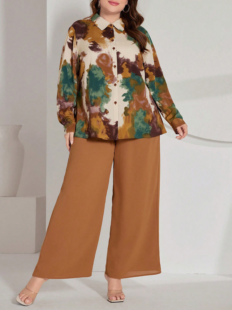 Komplety damskie GIBSIE Plus S – Tie Dye Shirt Vintage recenzja i cena