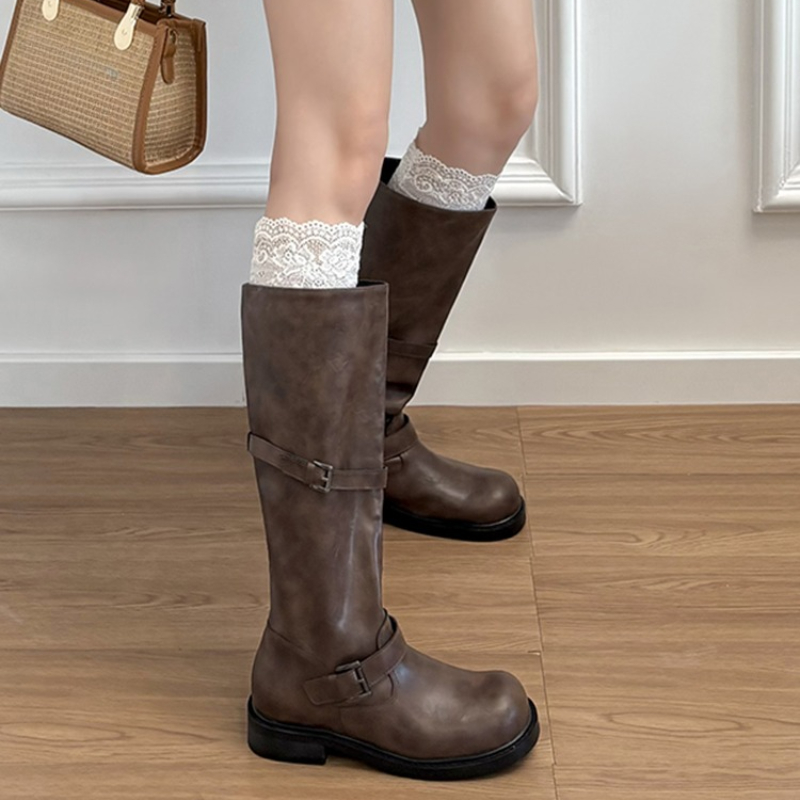 Botki damskie do kolan w stylu – Vintage Fashion Boots recenzja i cena