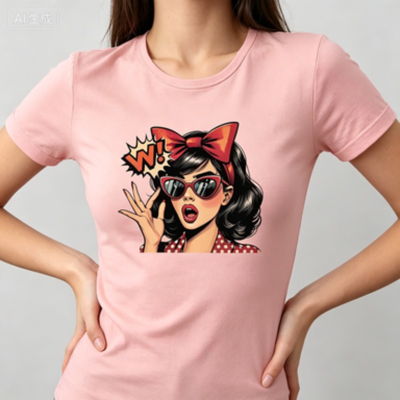 Damska bawełniana koszulka o d – Vintage Fashion Pop Up recenzja i cena