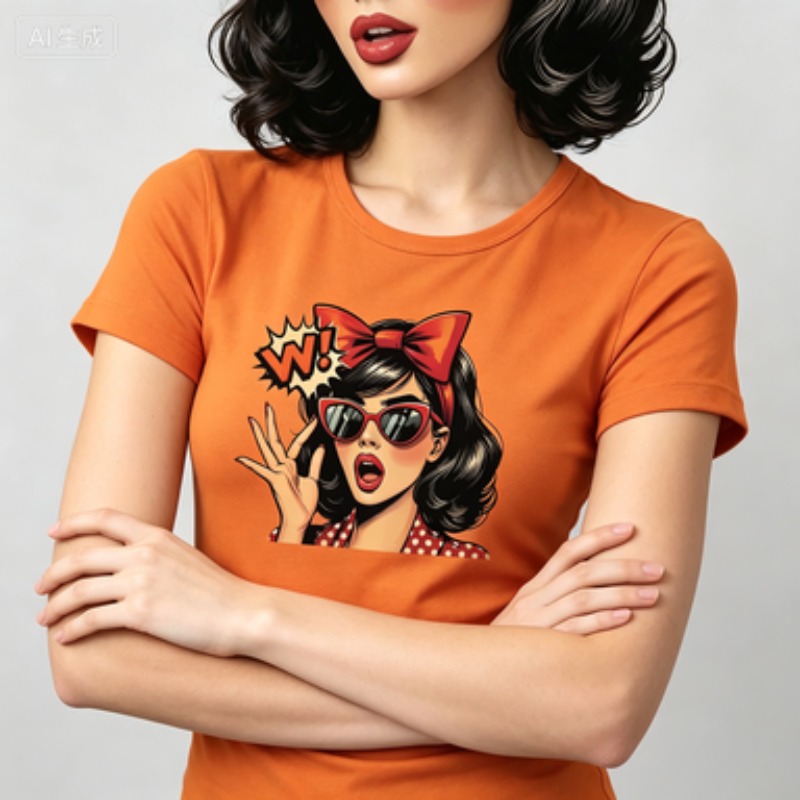 Damska bawełniana koszulka o d – Vintage Fashion Pop Up recenzja i cena