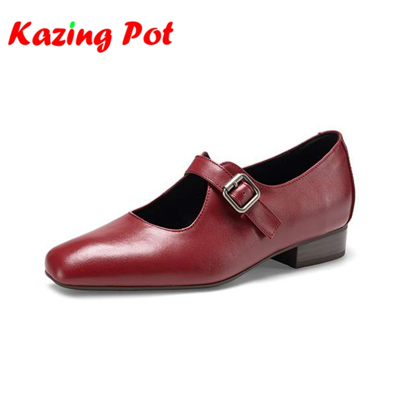 Krazing Pot Skórzane Czółenka  – Vintage Fashion Women Dresses recenzja i cena