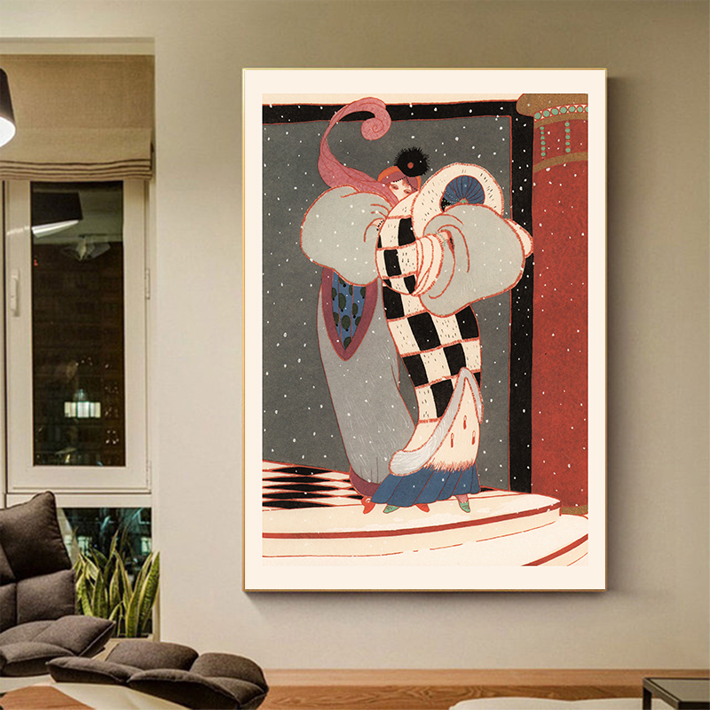 Vintage French Deco Art Illust – Vintage Vogue Fashion Poster recenzja i cena