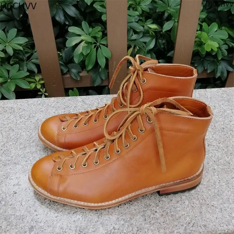 Męskie buty robocze z wysoką c – Vintage Fashion Style Men recenzja i cena