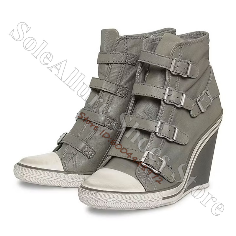 Szare, wielokolorowe sneakersy – Vintage Fashion Boots recenzja i cena